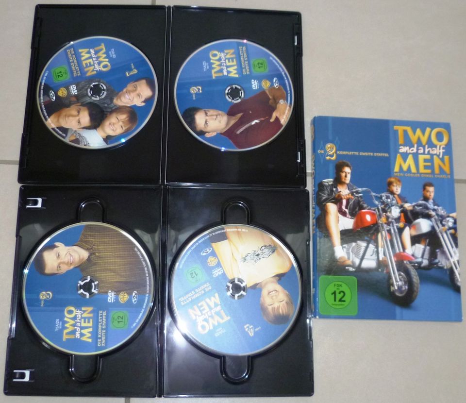 TWO AND A HALF MEN DVD STAFFEL  2  4 DVD in Gechingen