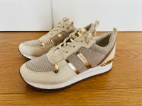 Neuwertige Michael Kors Sneaker Gr. 38 beige Gold Niedersachsen - Meinersen Vorschau