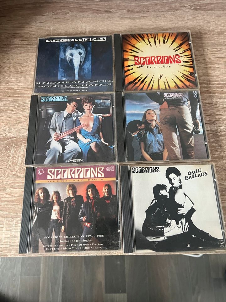 Diverse Scorpions Alben in Sinn