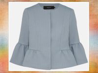 VERO MODA Blazer Jacke in L 40 42, Blaugrau, Jacquard Peplum, neu Bayern - Wachenroth Vorschau