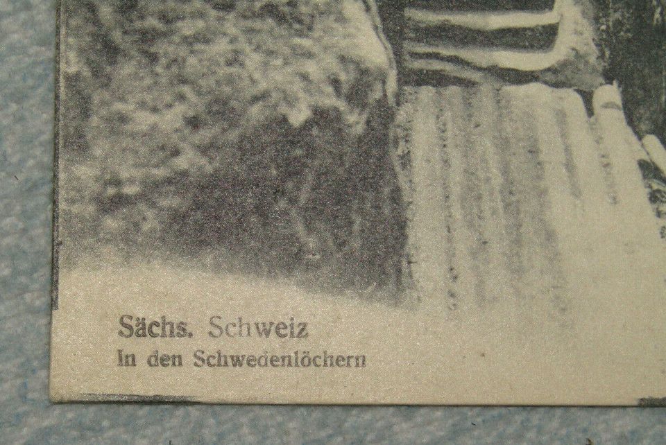 Postkarte: In den Schwedenlöchern, von 1920 - 140x90 mm in Oranienburg