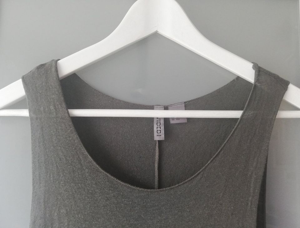 H&M | Grunge Top Shirt Tanktop Trägershirt 34/XS khaki dunkelgrün in Mülheim (Ruhr)