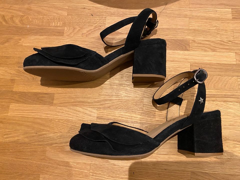 Damen Sandalen / Pumps, Gr.35 Schwarz Wildleder NEU & ungetragen in Heidelberg