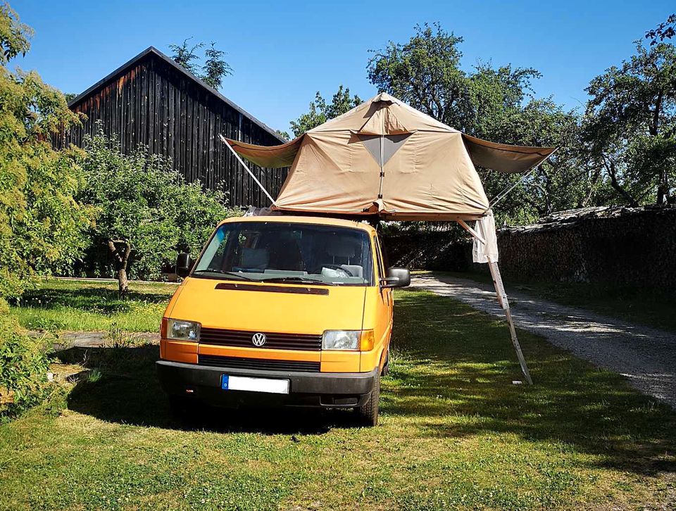 T4 Caravelle Wohnmobilzulassung (inlc. Markise, und Dachzelt) in Schmidgaden