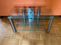 Haushaltsauflösung!  TV-Möbel, Fernseh-Tisch, Glas, Metall Hessen - Ober-Mörlen Vorschau