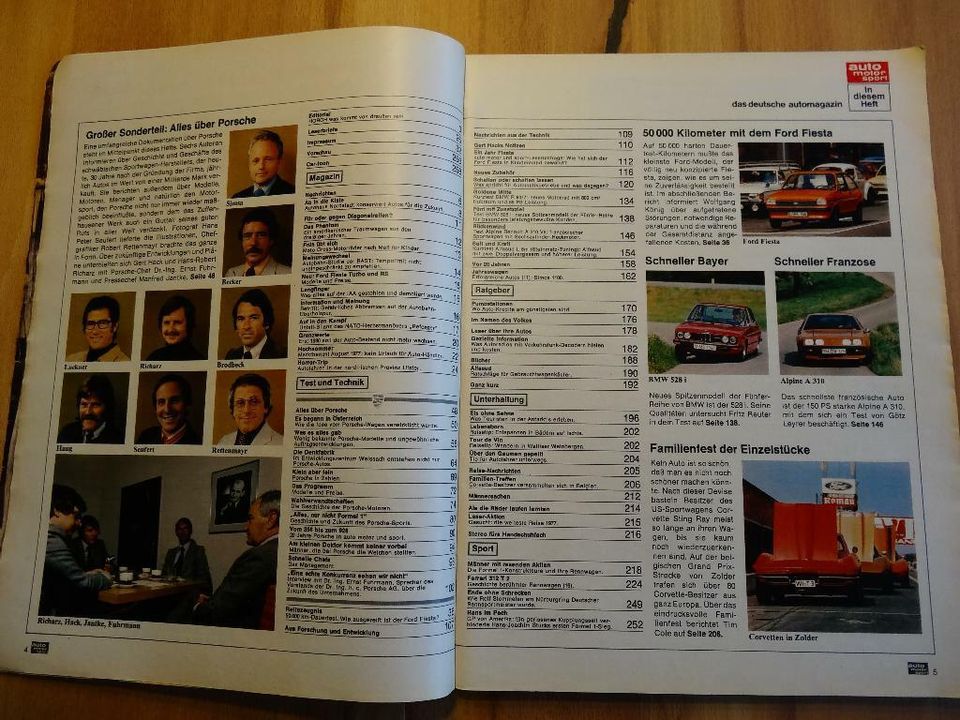 PORSCHE 911 Alles über Porsche AMS Heft 21/1977 in Großefehn