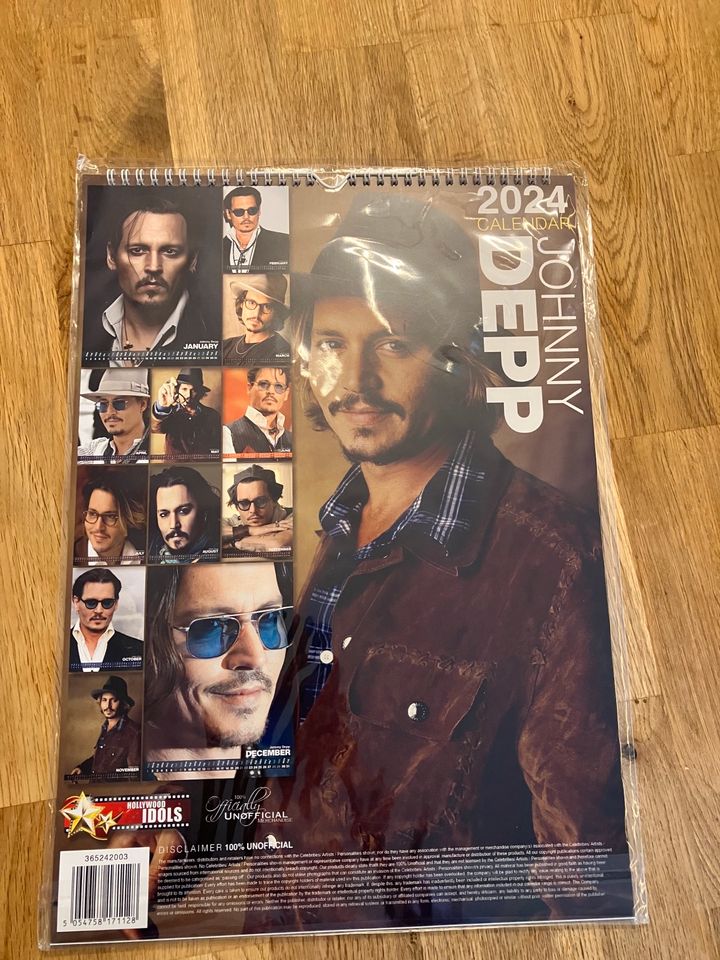 Kalender 2024 Jonny Depp in Leipzig