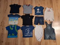 Set Gr.  74 T-Shirt Latzhose kurze Hose H&M Blue Seven s.Oliver Harburg - Hamburg Hausbruch Vorschau