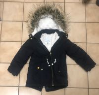 H&M Winterjacke Parka dunkelblau Gr.110 Hessen - Waldsolms Vorschau