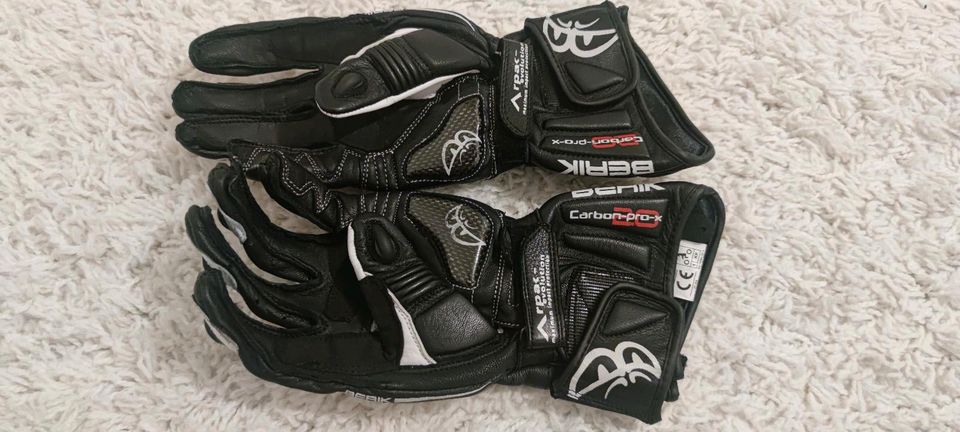 Neue Motorradhandschuhe 100% Leder Berik in Ingolstadt