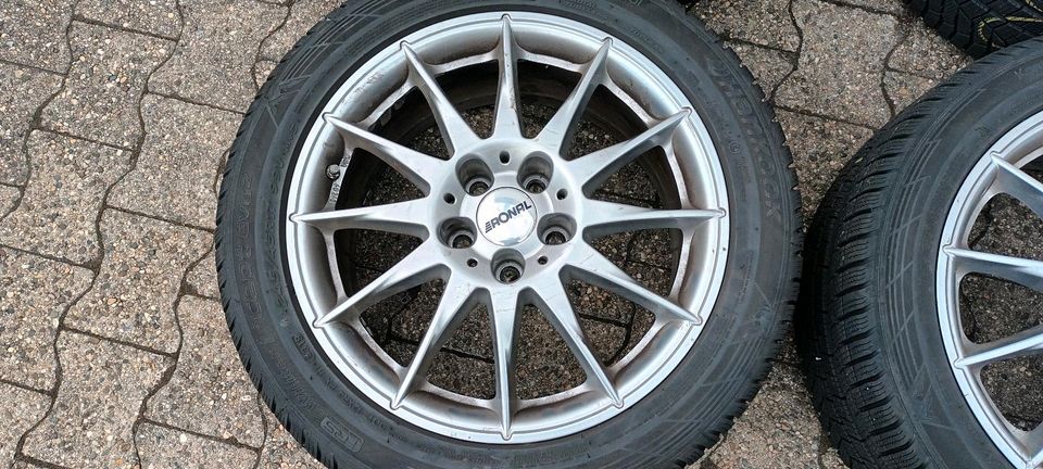 Alufelgen Ronal R54 8x17 ET30 Hankook Reifen 245/45 R17 Winterrei in Merchweiler