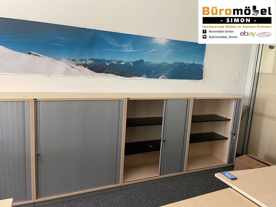 ❗️60x TOP Ceka Rollcontainer Ahorn/ Elektrisch Höhenverstellbarer Schreibtisch/ Stehtisch/ Cheftisch/ Sideboard / Aktenschrank / Unterschrank/ Hochwertig / Bürotisch/ Büroschrank/ Designmöbel in Linden