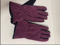 Damen-Wildleder-Handschuh Farbe Lila/Schwarz Gr. 7,5 neu Wandsbek - Hamburg Marienthal Vorschau