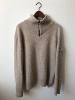 Joop! Troyer Strickpullover Woll-Pulli half-zip-Kragen XL beige Friedrichshain-Kreuzberg - Kreuzberg Vorschau