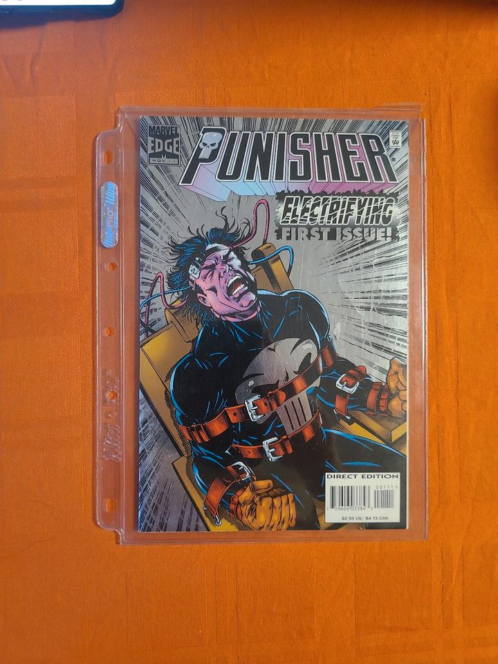 PUNISHER NO1 MARVEL COMICS GLITZE HÜLLE  NOV.1995 in Stuttgart