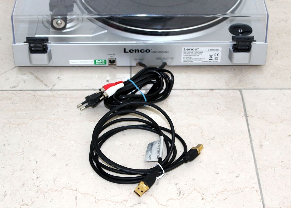 Lenco L-3866 USB-Plattenspieler in Ennigerloh