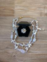 Schmuckset Rosenquarz/Muscheln Baden-Württemberg - Waldstetten Vorschau