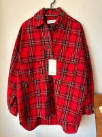 Damen Bershka Hemdjacke Oversized kariert Gr. S Rot Neu Baden-Württemberg - Karlsdorf-Neuthard Vorschau