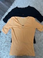 2x Orsay T-Shirts schwarz/Orange Bayern - Weichering Vorschau