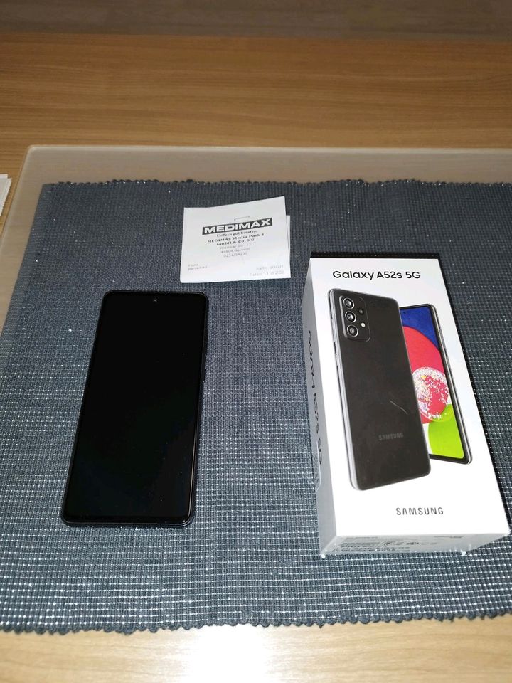 Samsung Galaxy A52 5G Awesome Black 128 GB in gebrauchten Zustand in Herne