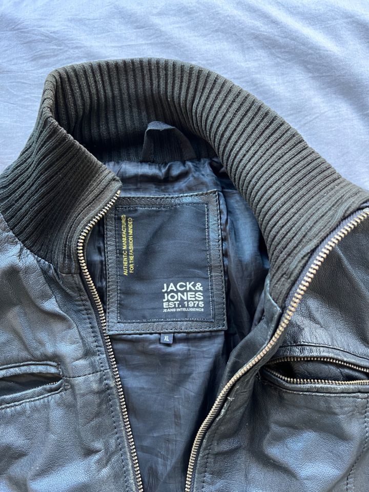 Lederjacke Jack & Jones Gr.XL in Berlin