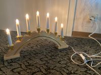 Fensterleuchter, Leuchtenbogen Kerzenbogen holz mit Gold Saarland - Schmelz Vorschau