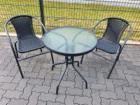 Gartenmöbel Set: Tisch + 2 Stühle, schwarz Rheinland-Pfalz - Mülheim-Kärlich Vorschau