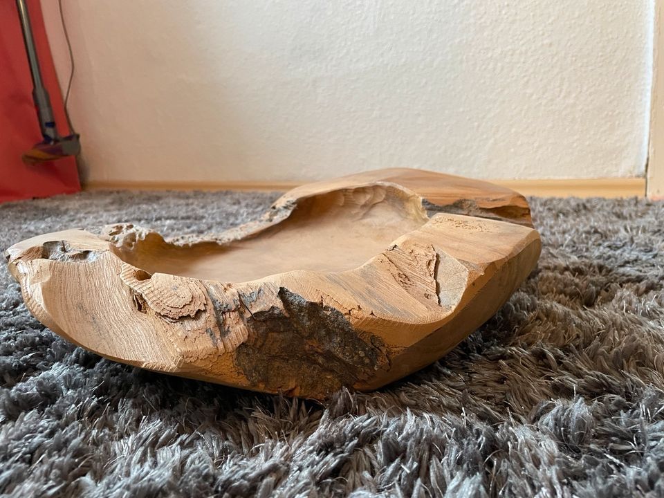 Holz Schale ca 30 cm, Echtholz in Falkensee