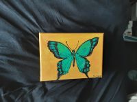 3 kleine echte signierte Gemälde mit Schmetterlingen  je 7 Euro. Nürnberg (Mittelfr) - Südoststadt Vorschau
