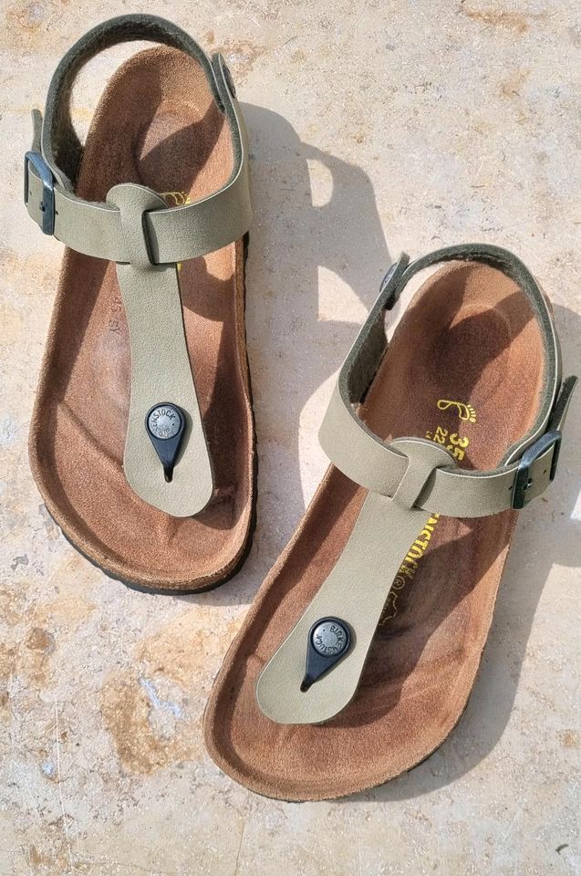 Birkenstock Kairo Nubukleder Khaki Gr 35 ❤️ in Essen