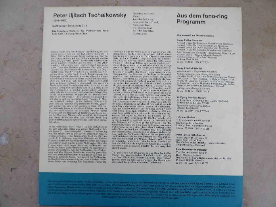 Album mit 9 Klassik Schallplatten in Thannhausen