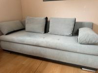 Schlafsofa ausziehbare Couch hellgrau mit Stauraum Rheinland-Pfalz - Morscheid Vorschau