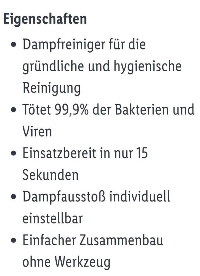 Vileda Dampfreiniger in Hardthausen