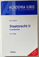 Staatsrecht II Grundrechte 18. Auflage Ipsen Vahlen Baden-Württemberg - Hemsbach Vorschau