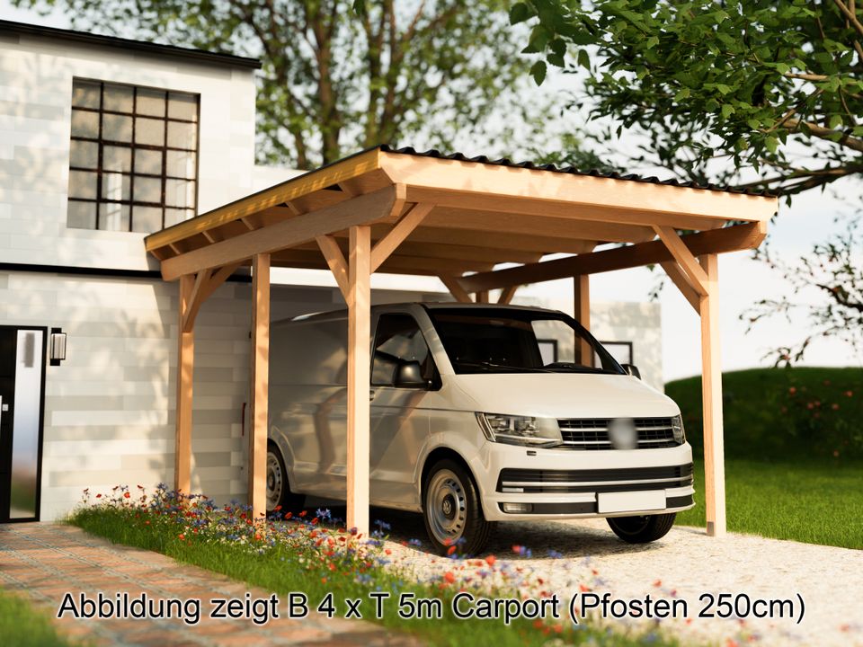 Carport Bausatz KVH NEU | versch. Größen | Versand kostenlos in Rostock