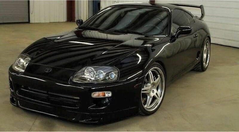 Supra JZA80 Facelift Kreuz 202 Schwarz Toyota Frontschürze OEM in Mömbris