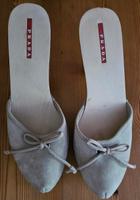 Prada Clog High Heels Gr. 40 1/2  Neu beige Baden-Württemberg - Sandhausen Vorschau