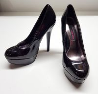 Elegante Lack Plateau Pumps schwarz - Gr. 36 Nordrhein-Westfalen - Lengerich Vorschau