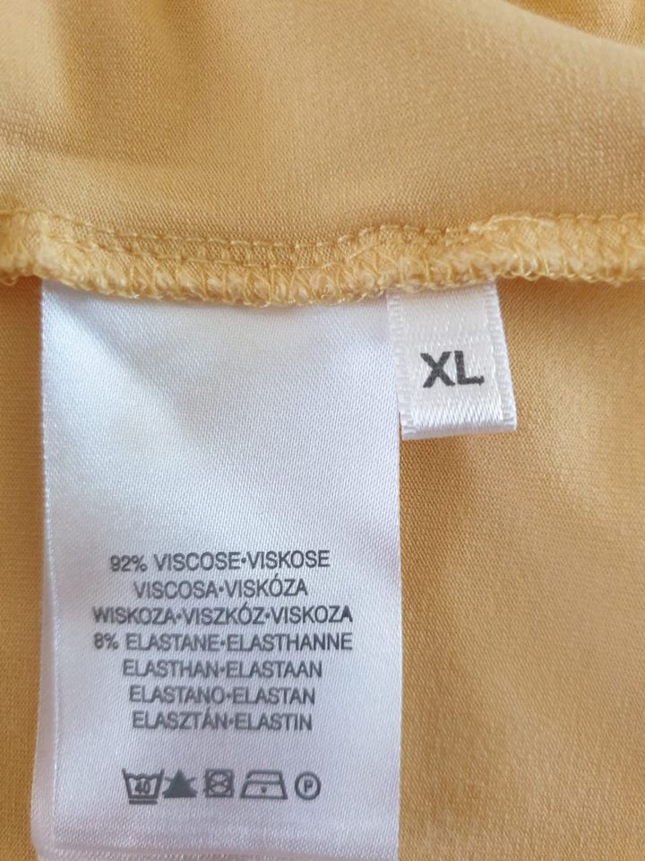 Damen T-Shirt, Gr. XL, Gelb, Kurzarm in Saarbrücken