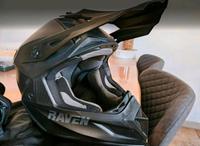 Crosshelm Raven Aspire Evo  Motorradhelm Gr S 56 cm Helm Brille Bad Doberan - Landkreis - Elmenhorst/Lichtenhagen Vorschau