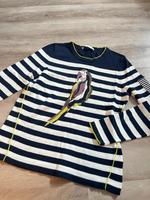 Oui Pullover gestreift blau weiß Papagei Größe 38/M Baden-Württemberg - Mosbach Vorschau