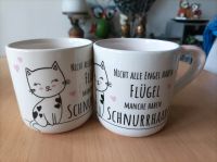 Zuckersüße 3 D  Katzen Tasse mit Spruch u. Katzenfigur drin Münster (Westfalen) - Gievenbeck Vorschau