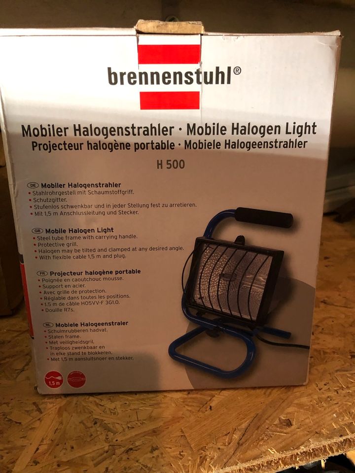 Mobiler Halogenstrahler H 500 von Brennenstuhl in Frankfurt am Main