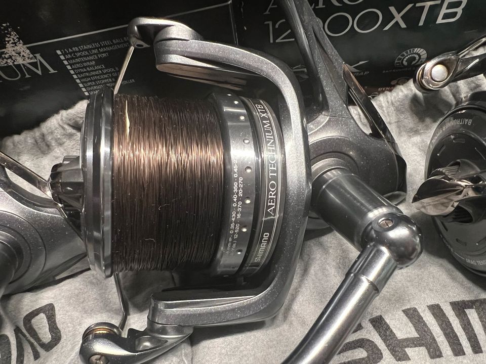 Shimano Aero Technium 12000 XTB 3xAngelrollen Top Zustand. Selten in Schwäbisch Gmünd