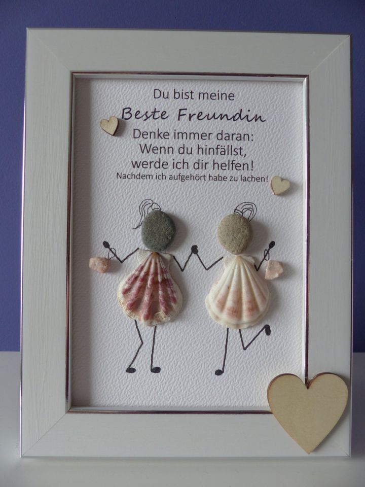 Steinbild / Bild / Geschenk / Freundin/ Humor/ Freundschaft in Waldbröl