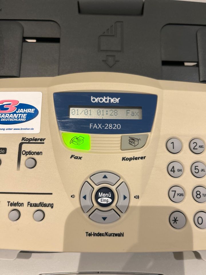 Brother Fax-2820, Faxgerät, Fax, Kopierer mit Resttoner in Torgau