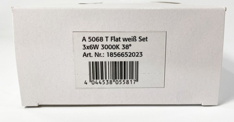 30 3er Set Nobile A 5068 T-Flat LED Einbauleuchte dimmbar, Restposten Paletten Großhandelwaren kaufen in Tanna