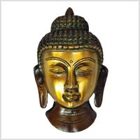 Buddhakopf Buddha Maske für die Wand 14cm Messing v. Farben Bergedorf - Hamburg Billwerder Vorschau