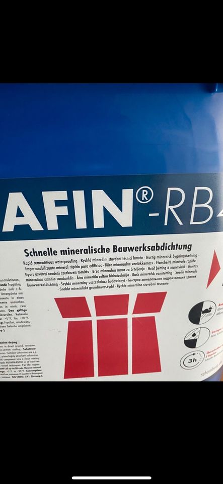 Aquafin 20kg zur bau Abdichtung gegen Feuchtigkeit in Langenberg
