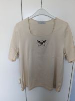 T.Shirt, beige mit Schmetterlingmotiv, efixelle, Gr. 46 Baden-Württemberg - Rottenburg am Neckar Vorschau